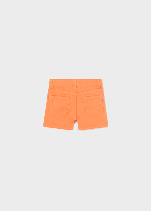 Mayoral Boys Baby Twill Bermuda Shorts Tangerine