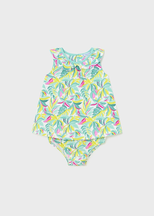 Mayoral Baby Girls Dress with Nappy Cover Agate