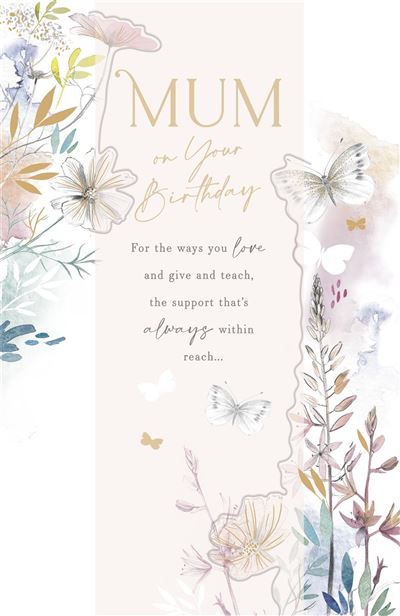 UKG 'Mum On Your Birthday' Birthday Card