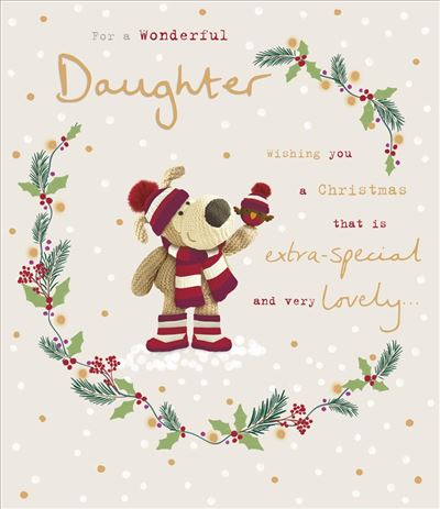 UKG 'For A Wonderful Daughter' Christmas Card