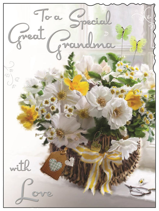 Jonny Javelin 'To A Special Great Grandma' Birthday Card