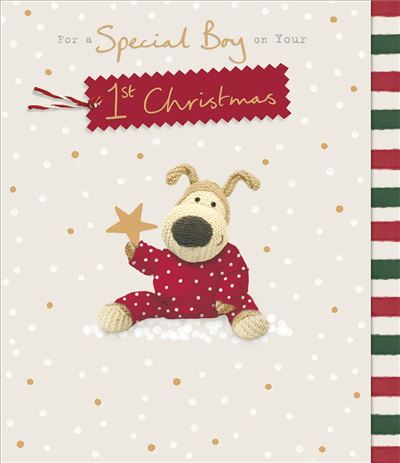 UKG 'To A Special Boy 1st Christmas' Christmas Card