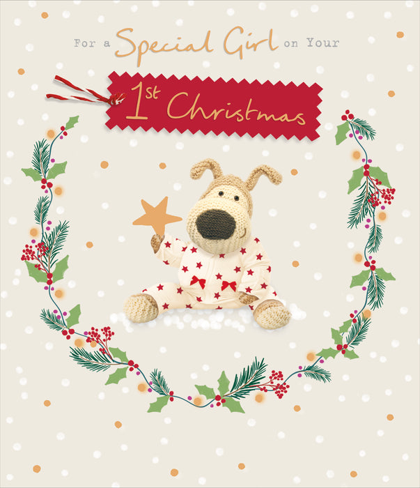 UKG 'For A Special Girl 1st Christmas' Christmas Card