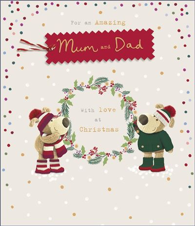 UKG 'You Are An Amazing Mum And Dad' Christmas Card