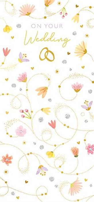 Paper Rose 'On Your Wedding' Money Gift Wallet