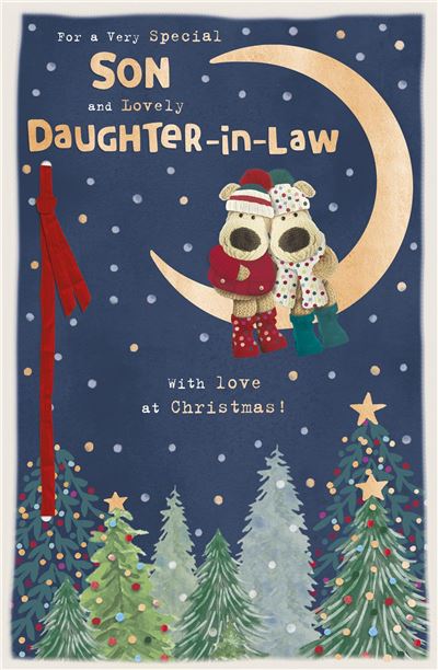 UKG 'For A Very Special Son And Lovely Daughter In Law' Christmas Card