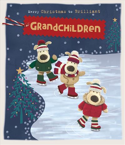 UKG 'Merry Christmas To Brilliant Grandchildren' Christmas Card