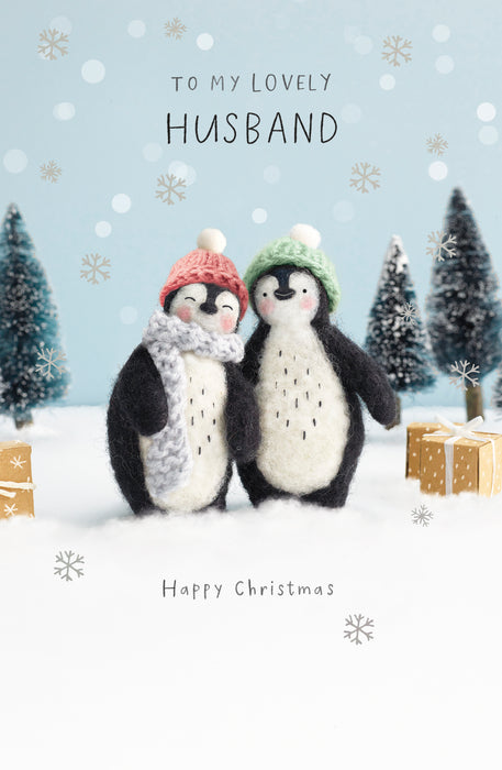 UKG ' To My Lovely Husband' Christmas Card