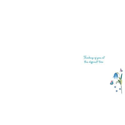 Paper Rose 'With Sympathy' Sympathy Card