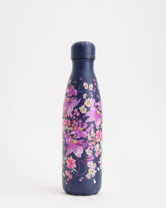 Chilly's Floral Flower Drop Water Bottle 500ml