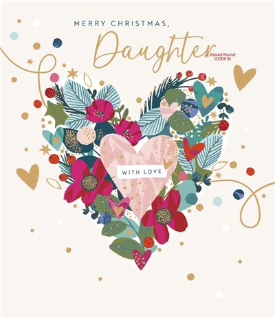 UKG 'Merry Christmas Daughter' Christmas Card