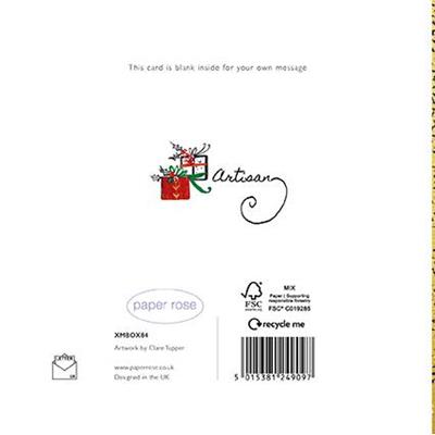 Paper Rose 'Front Door & Santa's Sleigh' Boxed Christmas Cards