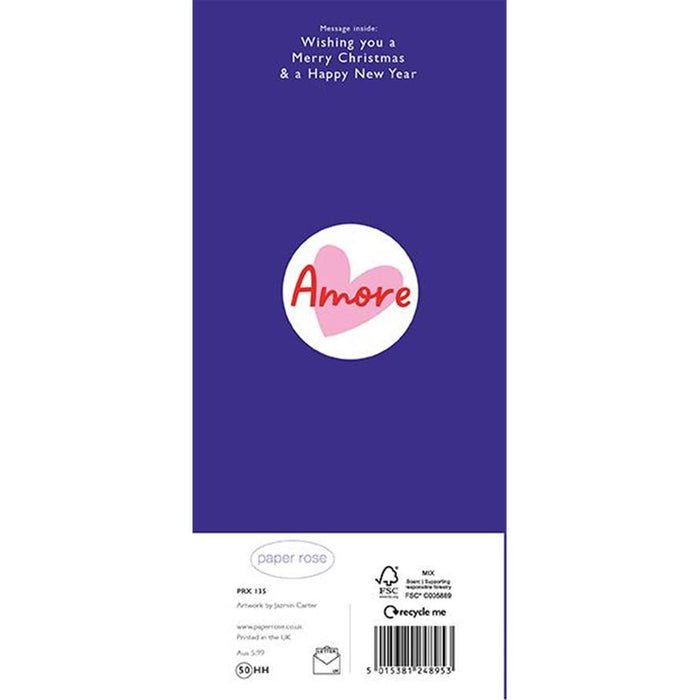 Paper Rose 'Fabulous Couple Cosy Weather' Christmas Card