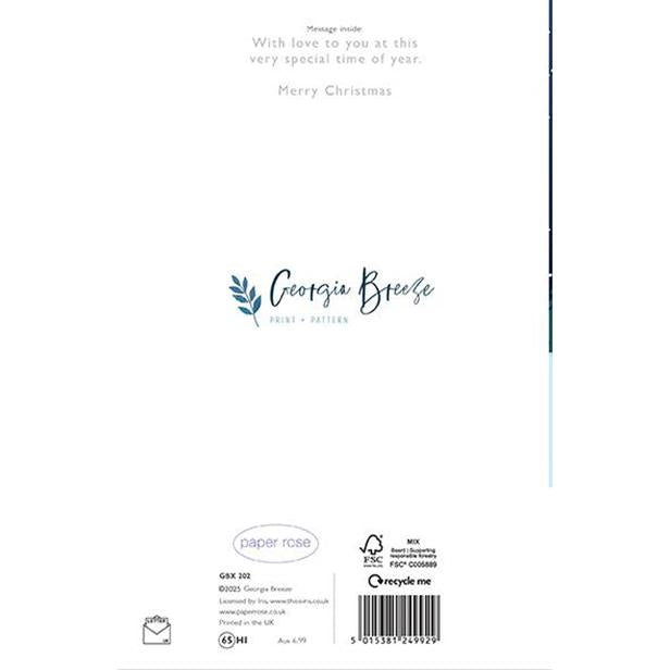 Paper Rose 'Someone Special Festive Tree' Christmas Card