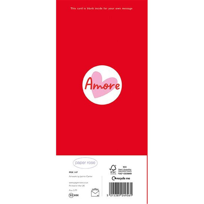 Paper Rose 'Here For You This Christmas' Christmas Card