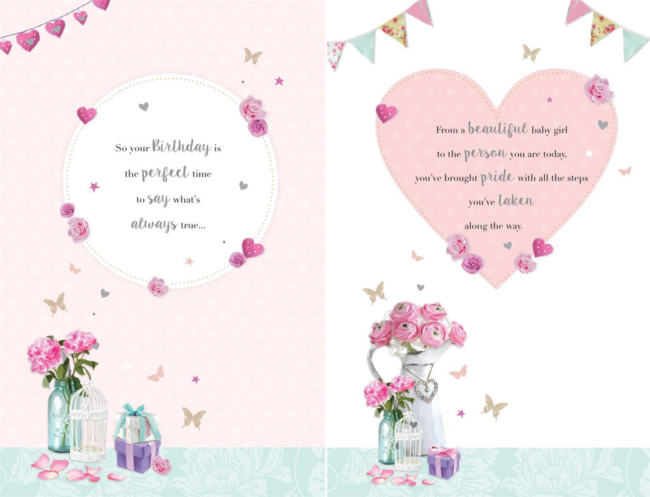 ICG 'To A Lovely Daughter' Birthday Card