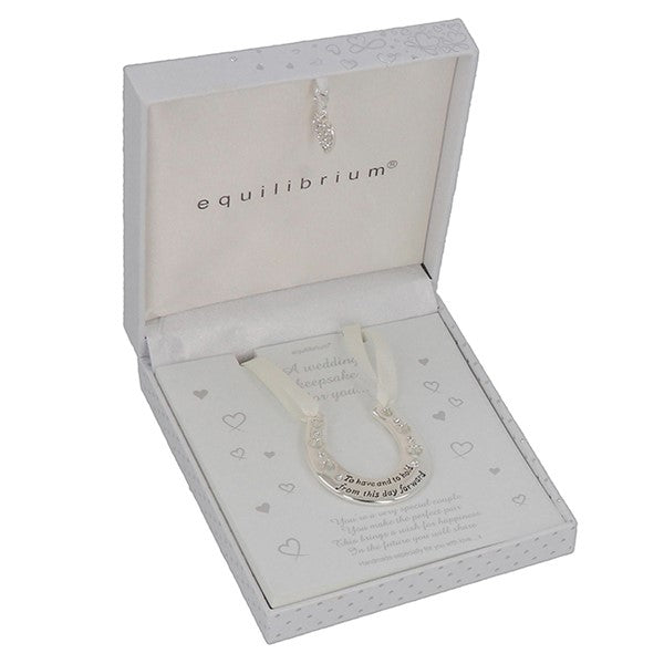 Equilibrium Wedding Horseshoe Keepsake