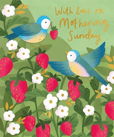 Paper Rose 'With Love On Mothering Sunday' Mother's Day Card