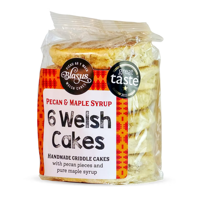 Blasus Pecan & Maple Syrup Welshcakes - 6 Pack