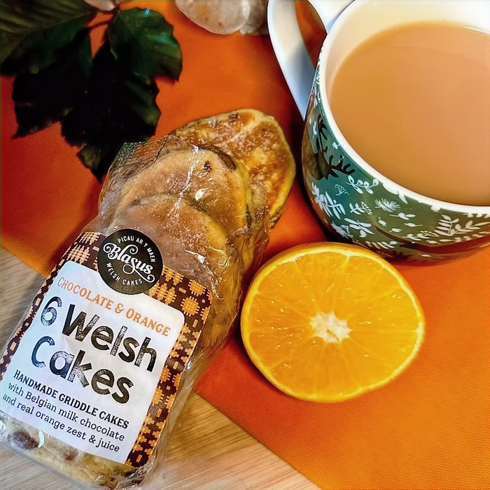 Blasus Chocolate & Orange Welshcakes - 6 Pack