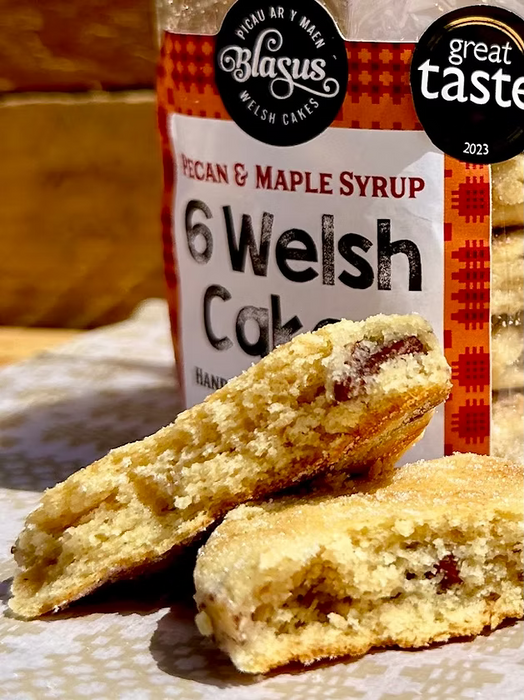 Blasus Pecan & Maple Syrup Welshcakes - 6 Pack