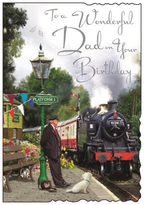 Jonny Javelin 'To A Wonderful Dad' Birthday Card