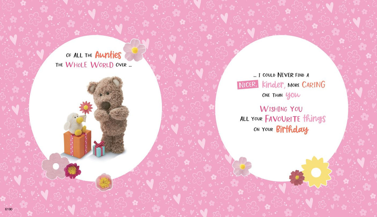 ICG 'Auntie You're One In a Million' Birthday Card