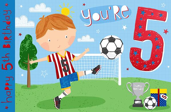 Words N Wishes 'You're 5' Birthday Card