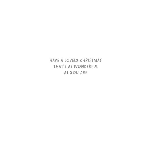 Paper Rose 'Merry Christmas Mum In A Million' Christmas Card