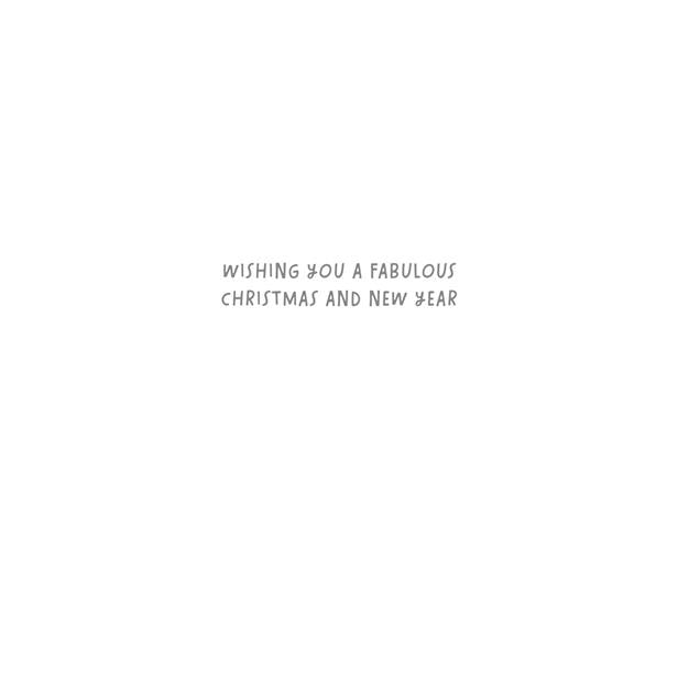 Paper Rose 'Merry Christmas To A Sister Who Is Simply Amazing' Christmas Card
