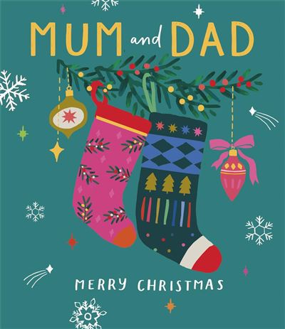 UKG 'Mum & Dad Merry Christmas' Christmas Card