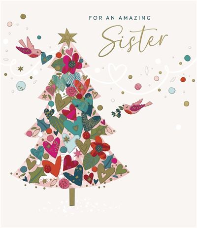 UKG 'For An Amazing Sister' Christmas Card