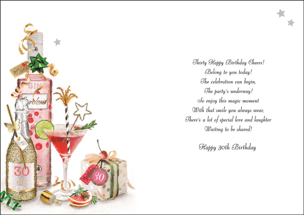 Jonny Javelin 'Happy 30th Birthday Wishes' Birthday Card