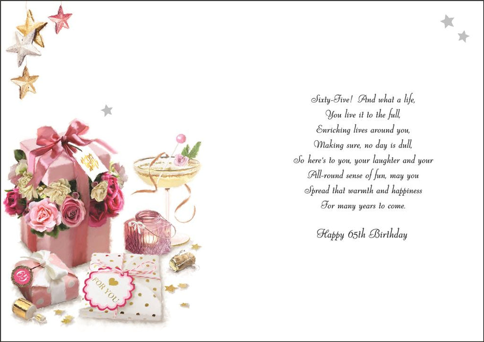 Jonny Javelin 'Happy 65th Birthday Wishes' Birthday Card
