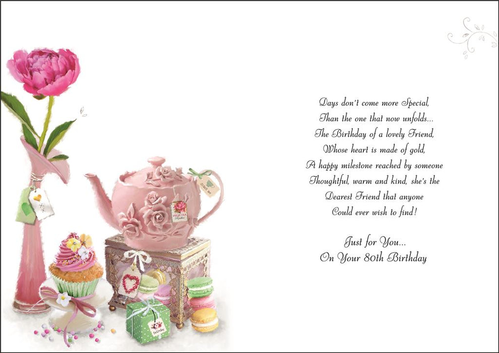 Jonny Javelin 'To A Special Friend On Your 80th' Birthday Card