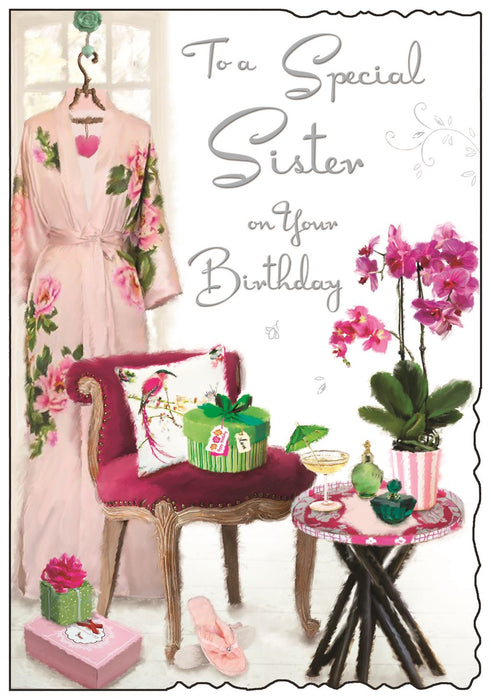 Jonny Javelin 'To A Special Sister' Birthday Card