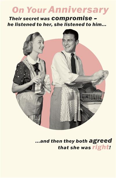 UKG 'Their Secret Was Compromise....' Anniversary Card