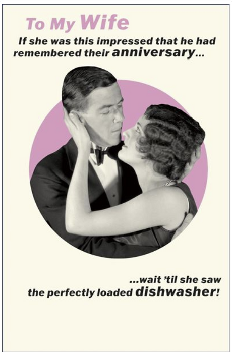 UKG 'Happy Anniversary To My Wife' Anniversary Card