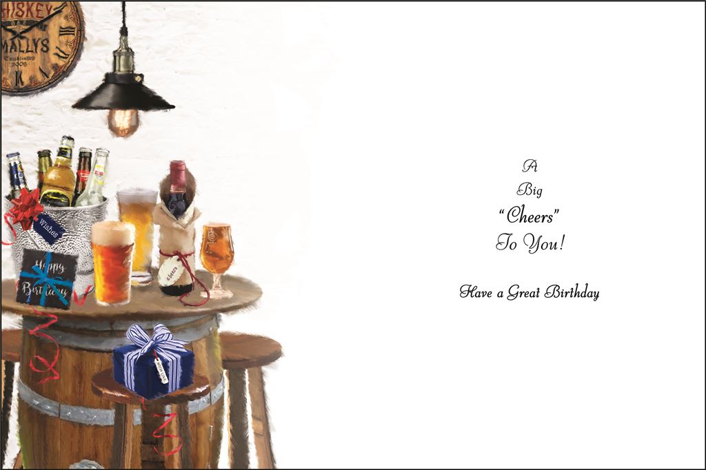Jonny Javelin 'Happy Birthday Have A Great Day' Birthday Card