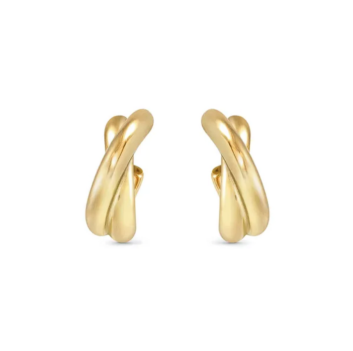Nomination Ecclettica Intersected Gold Earrings