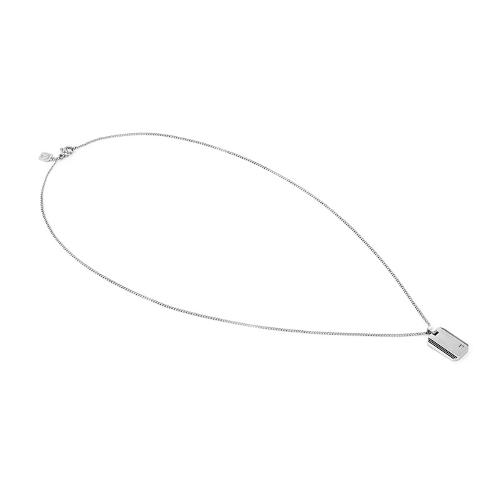 Nomination Strong White Diamond Geometric Rectangle Necklace