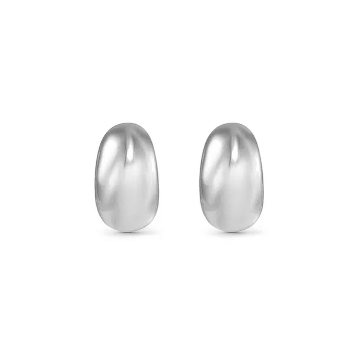 Nomination Ecclettica Small Moon Steel Earrings