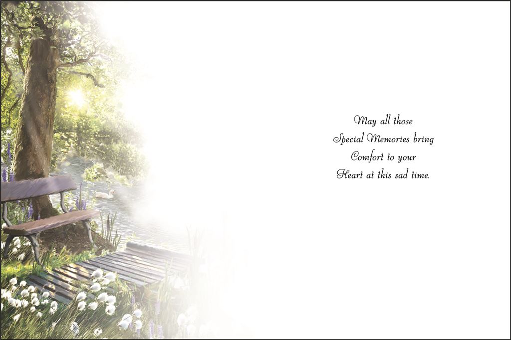 Jonny Javelin 'On The Sad Loss Of Your Husband' Sympathy Card