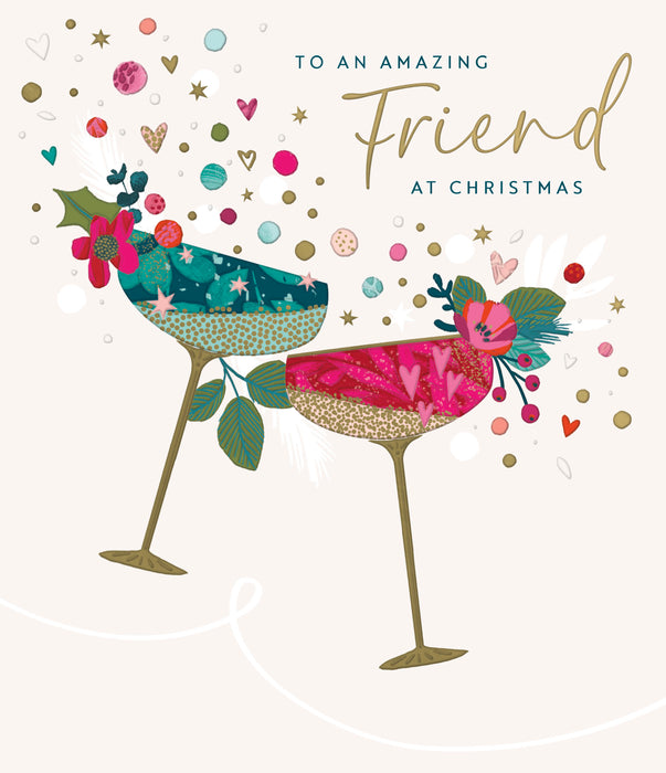 UKG 'To An Amazing Friend At Christmas' Christmas Card