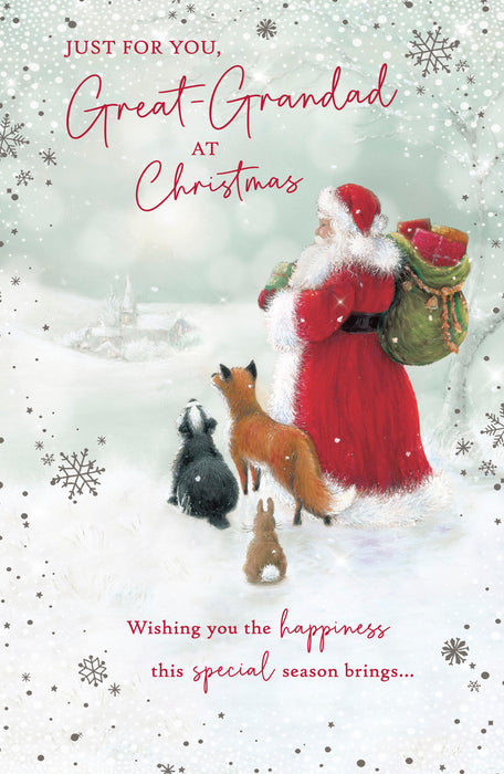 UKG 'Just For You Great-Grandad ' Christmas Card