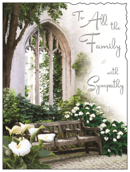 Jonny Javelin 'To all The Family' Sympathy Card