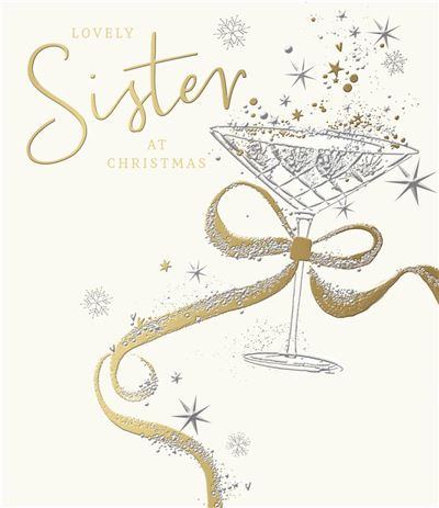UKG 'Lovely Sister At Christmas' Christmas Card