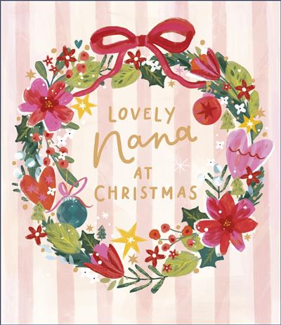 UKG 'Lovely Nana At Christmas' Christmas Card