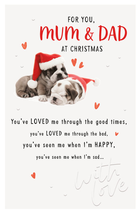 UKG 'For You  Mum & Dad At Christmas' Christmas Card