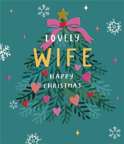 UKG ' Lovely Wife' Christmas Card